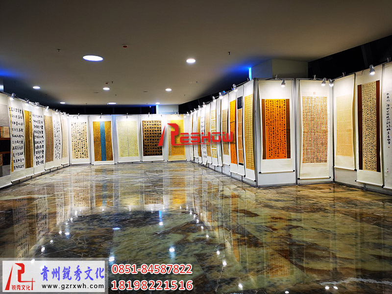 都匀画展布置公司,画展展板展架出租免费搭建