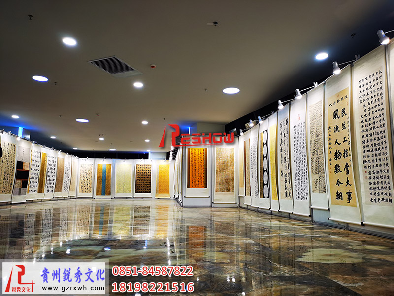 都匀画展布置公司,画展展板展架出租免费搭建