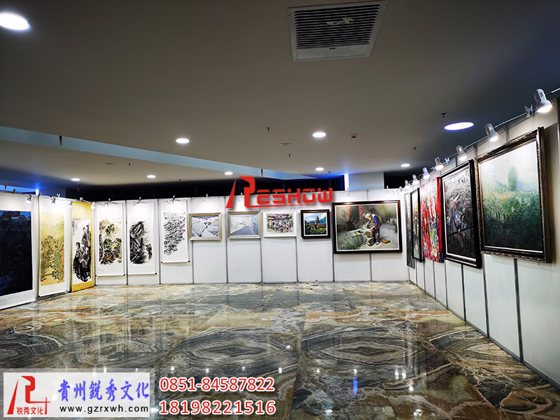都匀画展布置公司,画展展板展架出租免费搭建