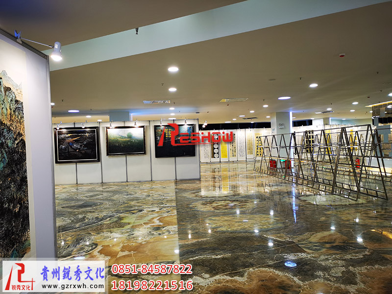 安顺书画展板挂画展架出租,画展策划布置公司